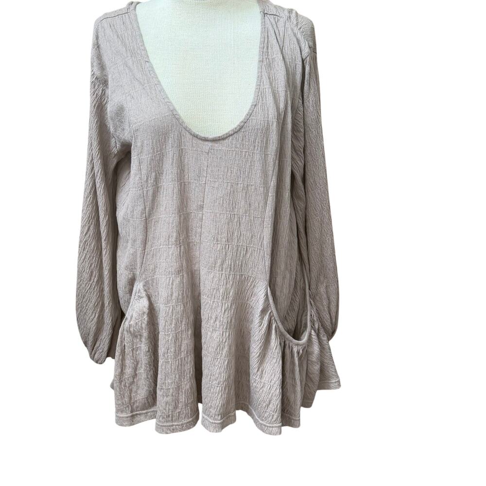 Free People Beach Bayside Mini Dress Size Small Relaxed Fit Pockets